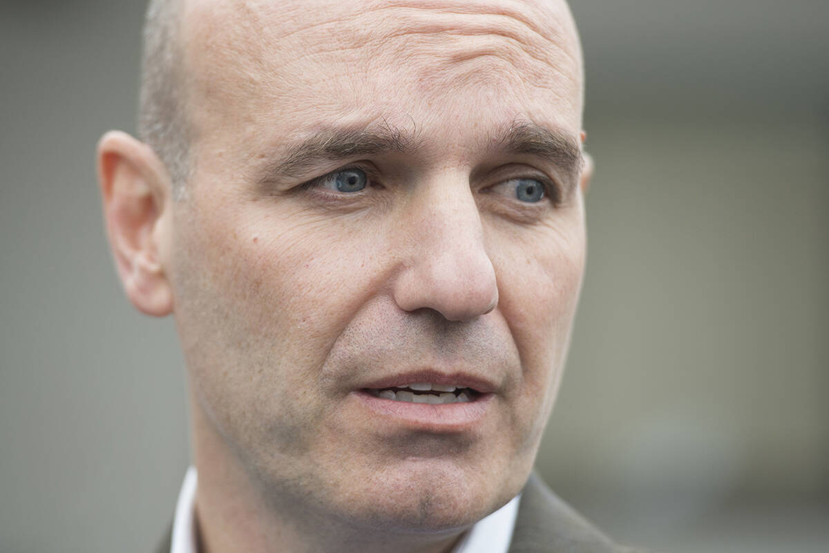 Municipal Affairs Minister Nathan Cullen, pictured here in 2020, recently penned a letter to Victoria that signalled the province wouldn’t amend legislation to allow for a request from the capital city around tenant protections. (THE CANADIAN PRESS/Jonathan Hayward)