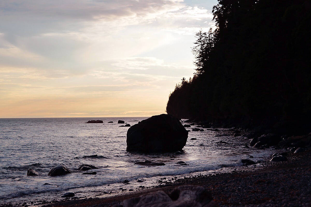 A Mystic Beach sunset. The beach was named one of the top 50 beaches in the world by an international travel website. (Black Press Media file photo)
