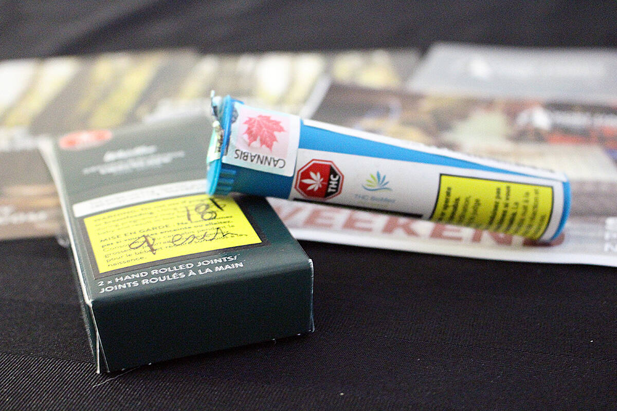 Legal cannabis products. (Thomas Kervin photo)
