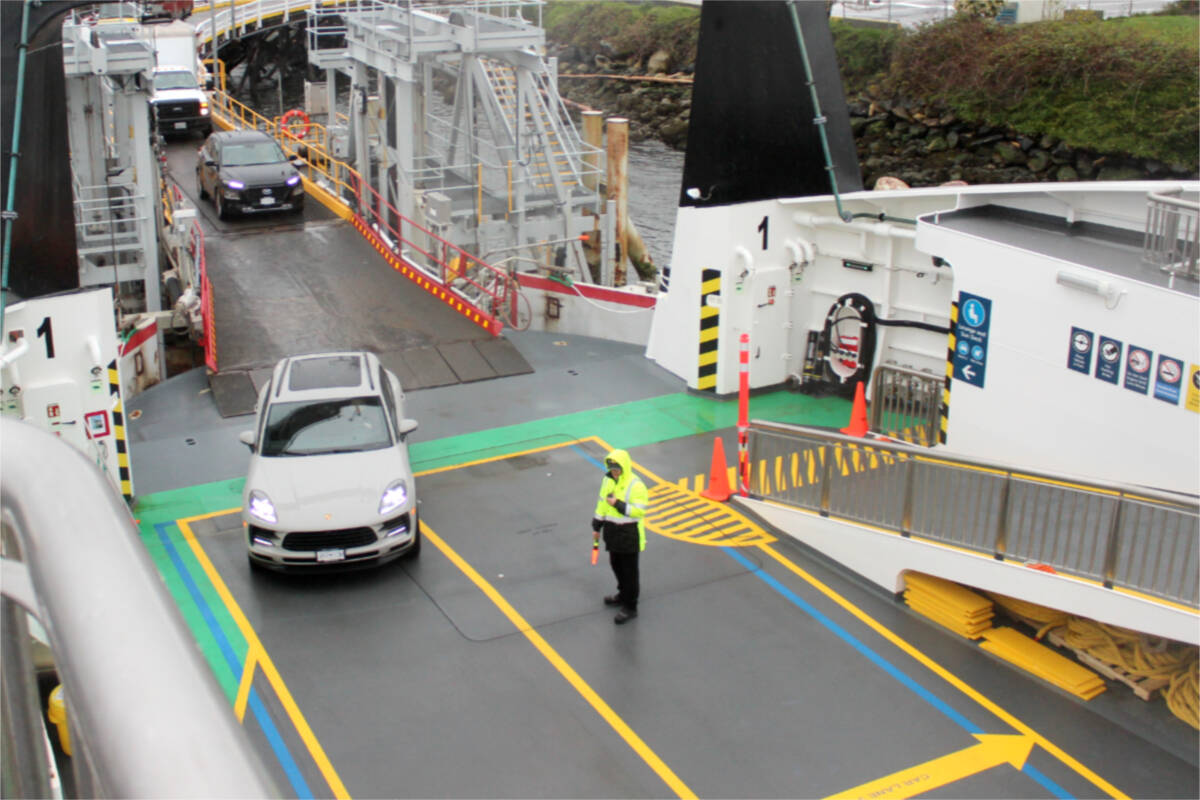 Two new hybrid ferries servicing Gabriola Island and Nanaimo have resulted in more trips and fewer sailing waits, reports B.C. Ferries. (News Bulletin file photo)