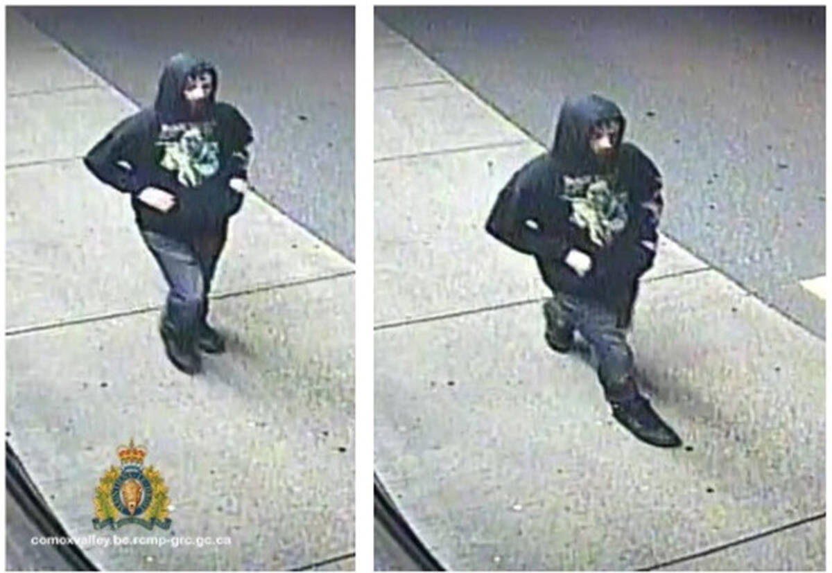 Surveillance footage was used in Dustin Perfitt’s trial last December. Prior to sentencing though, he has been found not criminally responsible. File image, RCMP