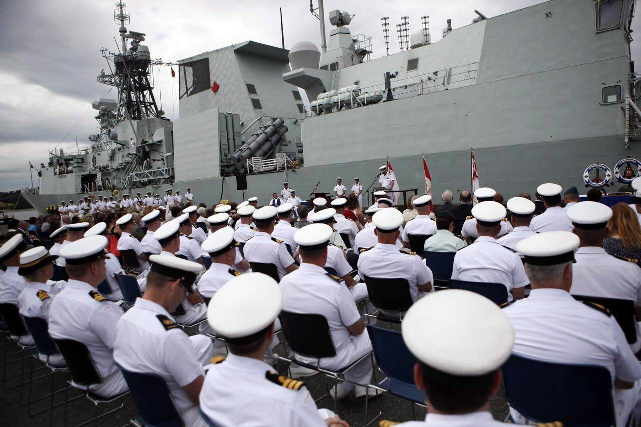 Lack of available and affordable housing in the region has seen some junior members of the Royal Canadian Navy at CFB Esquimalt stay in single quarters largely meant for trainees, months after they were meant to find housing off base. (THE CANADIAN PRESS/Chad Hipolito)