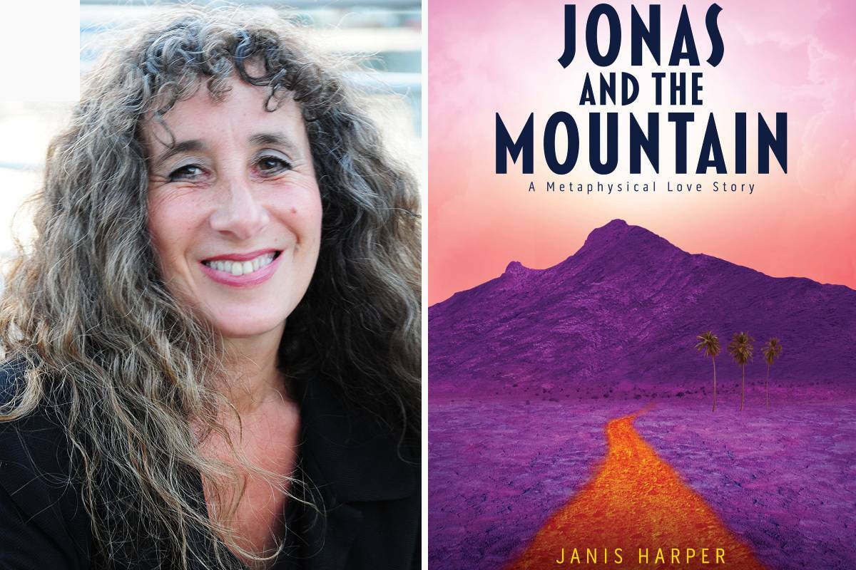 Janis Harper will launch her debut novel ‘Jonas and the Mountain: A Metaphysical Love Story’ at the Nanaimo Harbourfront Library on July 23. (submitted photo)
