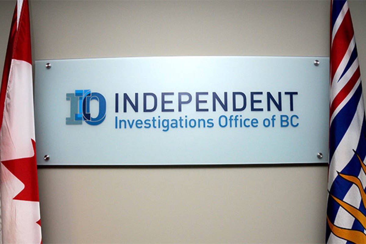 The Independent Investigations Office of B.C. has cleared police of any wrongdoing in the death of a Saanich teen. (Black Press Media file photo)
