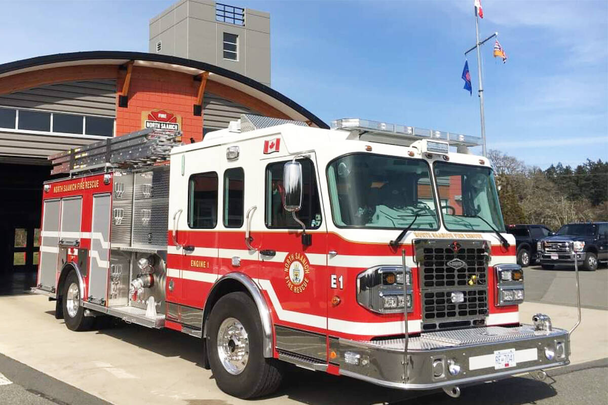North Saanich Fire Rescue is recruiting new volunteer firefighters. Orientation for successful candidates begins this fall. (North Saanich Fire Department/Facebook)