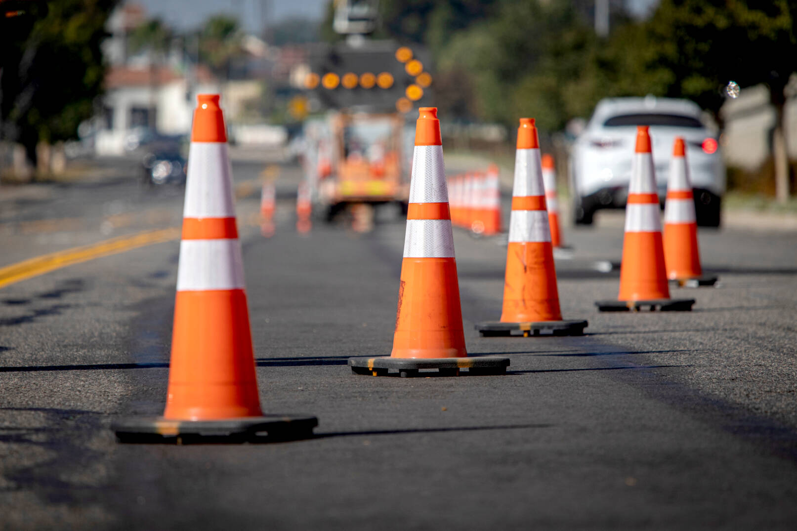 Thousands of British Columbians work at the roadside in Cone Zones, which are most often associated with bright orange cones. Each zone has its own unique set of hazards associated with roads, traffic, vehicles, weather, and work activities. (File - Shutterstock)