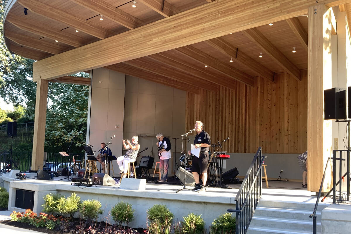 The new Parksville Outdoor Theatre. (Bill Flower photo)