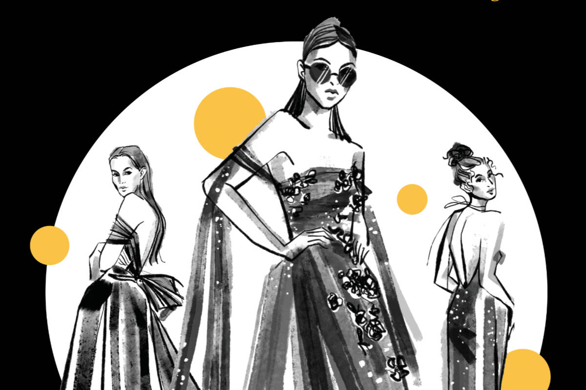The Little Black Dress, a travelling exhibition from the Costume Museum of Canada, is on display at the Sidney Museum until October. (Courtesy Sidney Museum)