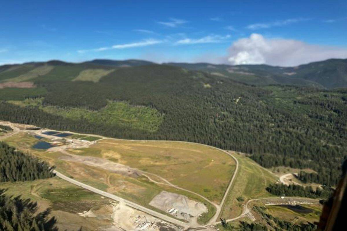 The Keremeos Creek wildfire has been burning since July 29 (BC Wildfire Service)