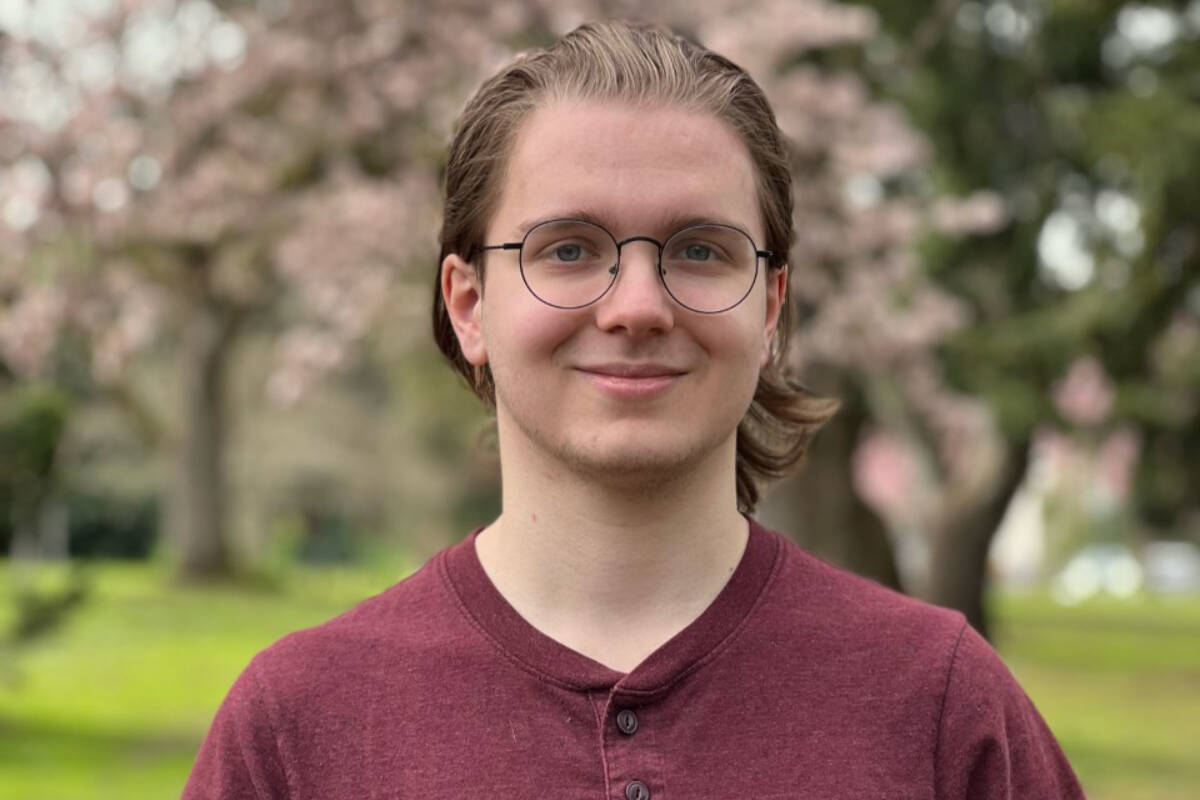 Oak Bay resident Samuel Pratt, 22, has been giving British Columbians easy access to BC Ferries sailing capacity data with the rebranded BC Ferry Times iPhone app. (Courtesy of Samuel Pratt)