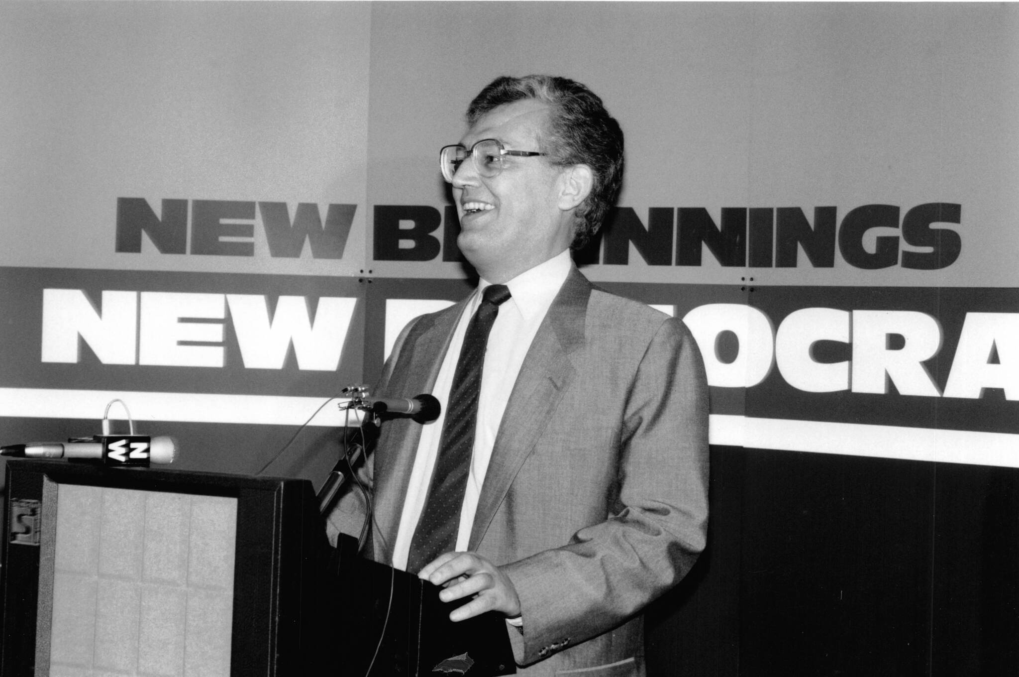 Bob Skelly is shown in a British Columbia NDP handout photo. Former British Columbia New Democratic Party leader Bob Skelly has died. In a message posted on social media, Premier John Horgan says he is saddened to hear of Skelly’s death and thanks him for his years of service to B.C. and Canada. (BC NDP photo)