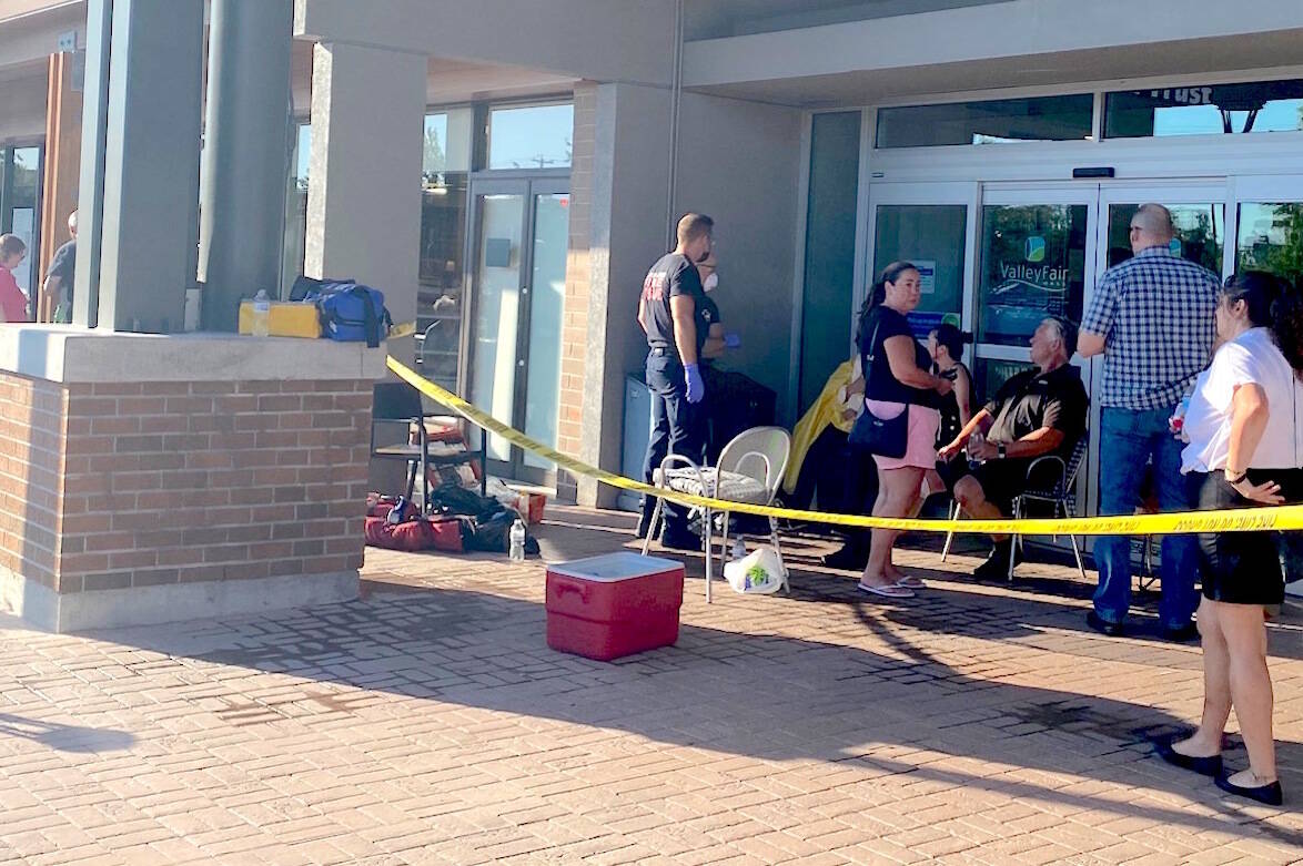 The mall was closed temporarily to allow emergency crews to help those in need and as part of the investigation. (Colleen Flanagan/The News)