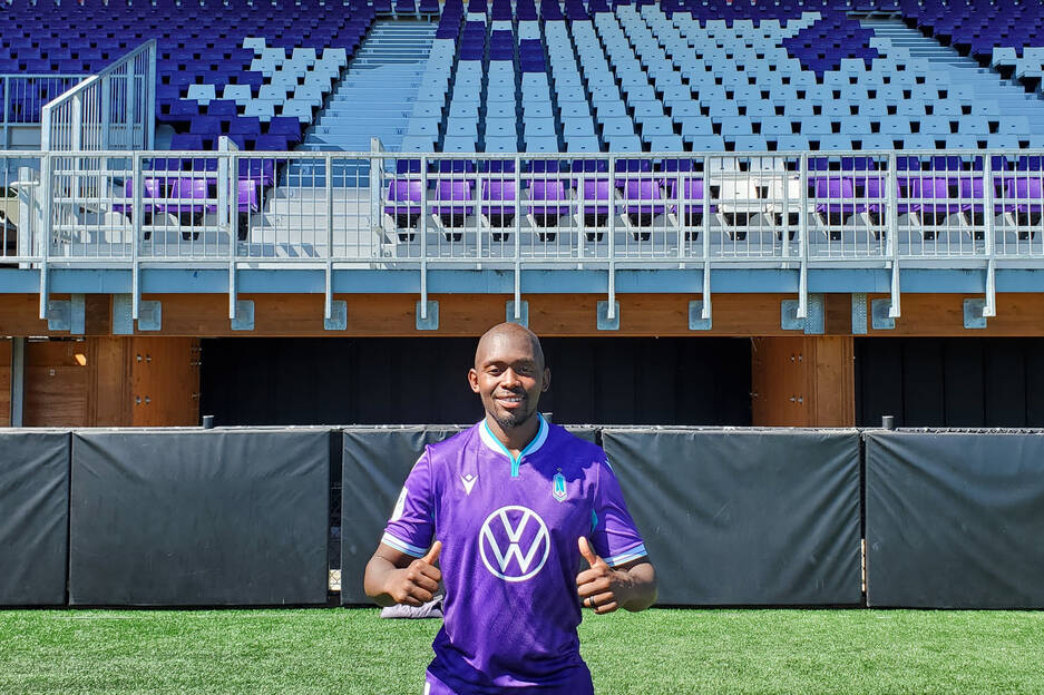 Jordan Brown was playing for Electric City FC in League1 Ontario. (Courtesy of Pacific Football Club)