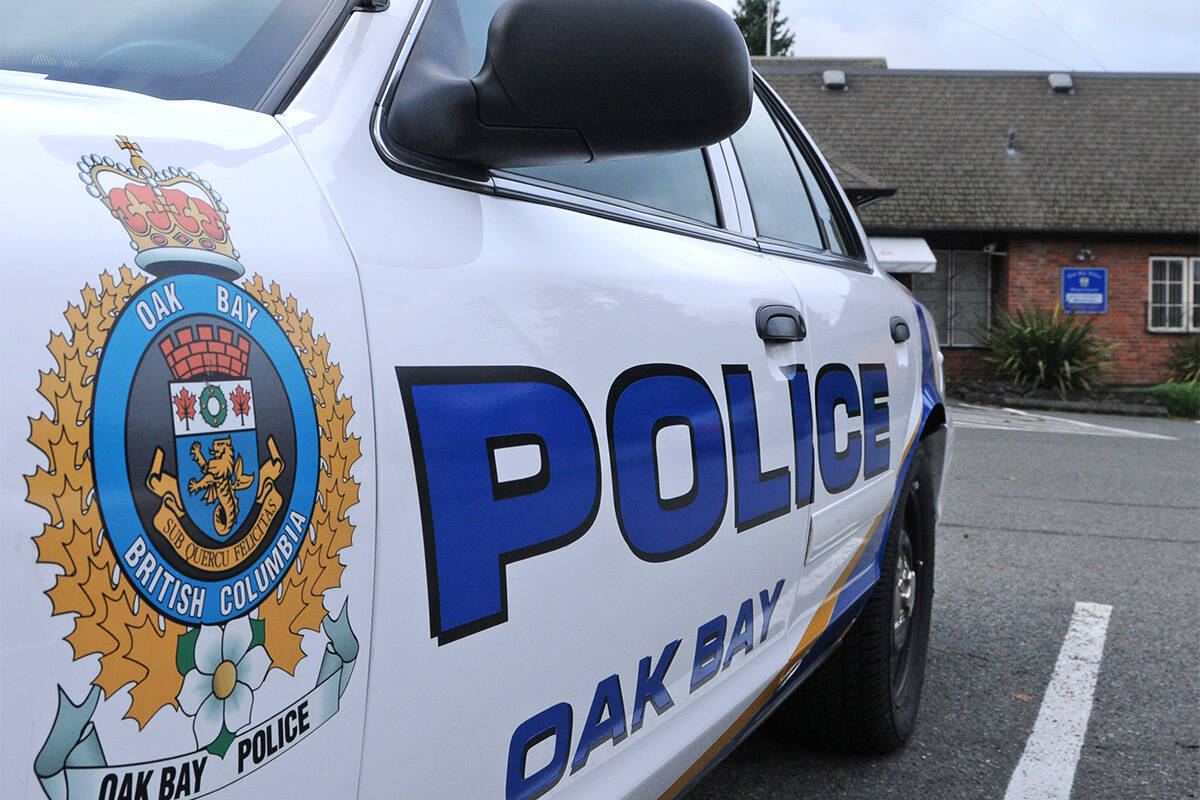 The Oak Bay Police Department is looking for witnesses or video footage after a string of break-ins last week. (Black Press Media file photo)
