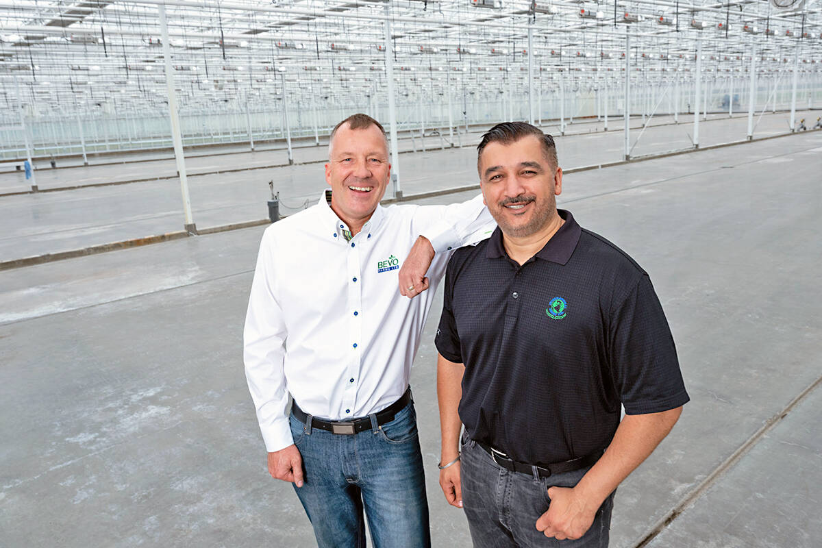Leo Benne, president and CEO of Bevo (left), and the rest of his management team will remain significant shareholders as part of the Aurora Cannabis deal.