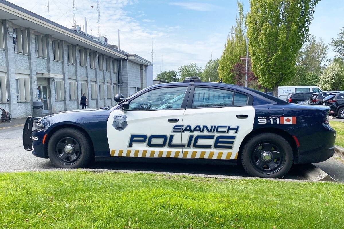 On Aug. 30 at around 12:30 p.m., Saanich police approached a man who had been camped on private property for several weeks on a pathway near the Galloping Goose bridge in the area of the Trans-Canada Highway at Carey Road. (Black Press Media file photo)