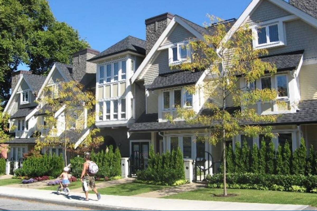 A public hearing on Victoria’s missing middle proposal continues on Sept. 1. The initiative would allow for corner townhomes and houseplexes, as well as infill homes on heritage-worthy properties – all seen as important housing types to keep families in Victoria – on lots only zoned for standalone homes.(Courtesy of City of Victoria)