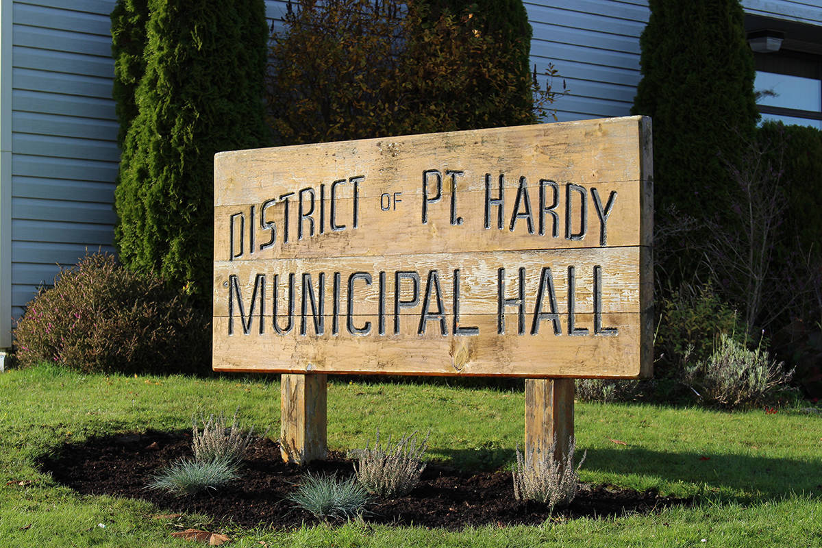 Port Hardy municipal hall. (North Island Gazette file photo)
