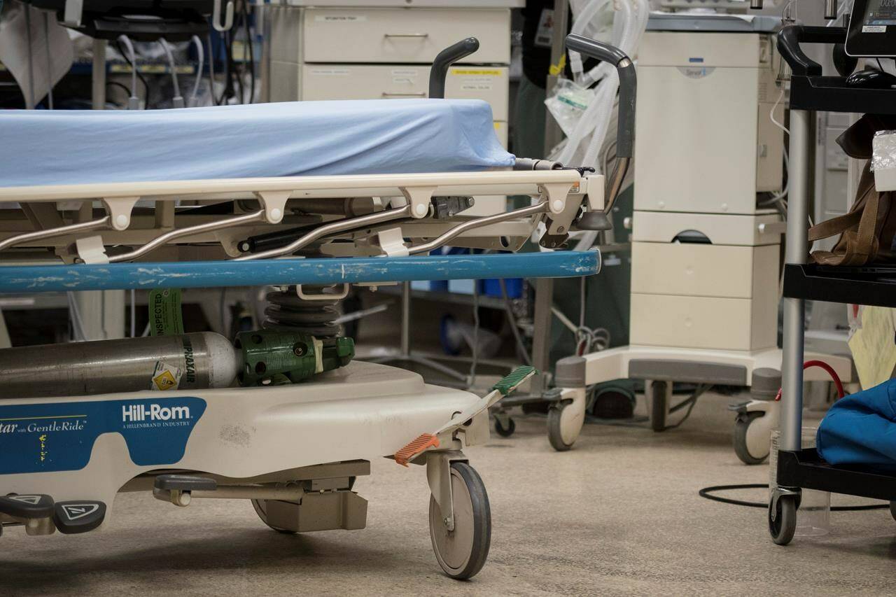 The trauma bay is photographed during simulation training at St. Michael's Hospital in Toronto on Tuesday, August 13, 2019. In B.C. Specialists ranging from cardiologists, pediatricians and orthopedic surgeons are pushing the British Columbia government to alleviate backlogs that have exacerbated wait times. It comes as the head of the Canadian Medical Association says it's time for innovative solutions to address the same problem across the country.THE CANADIAN PRESS/ Tijana Martin