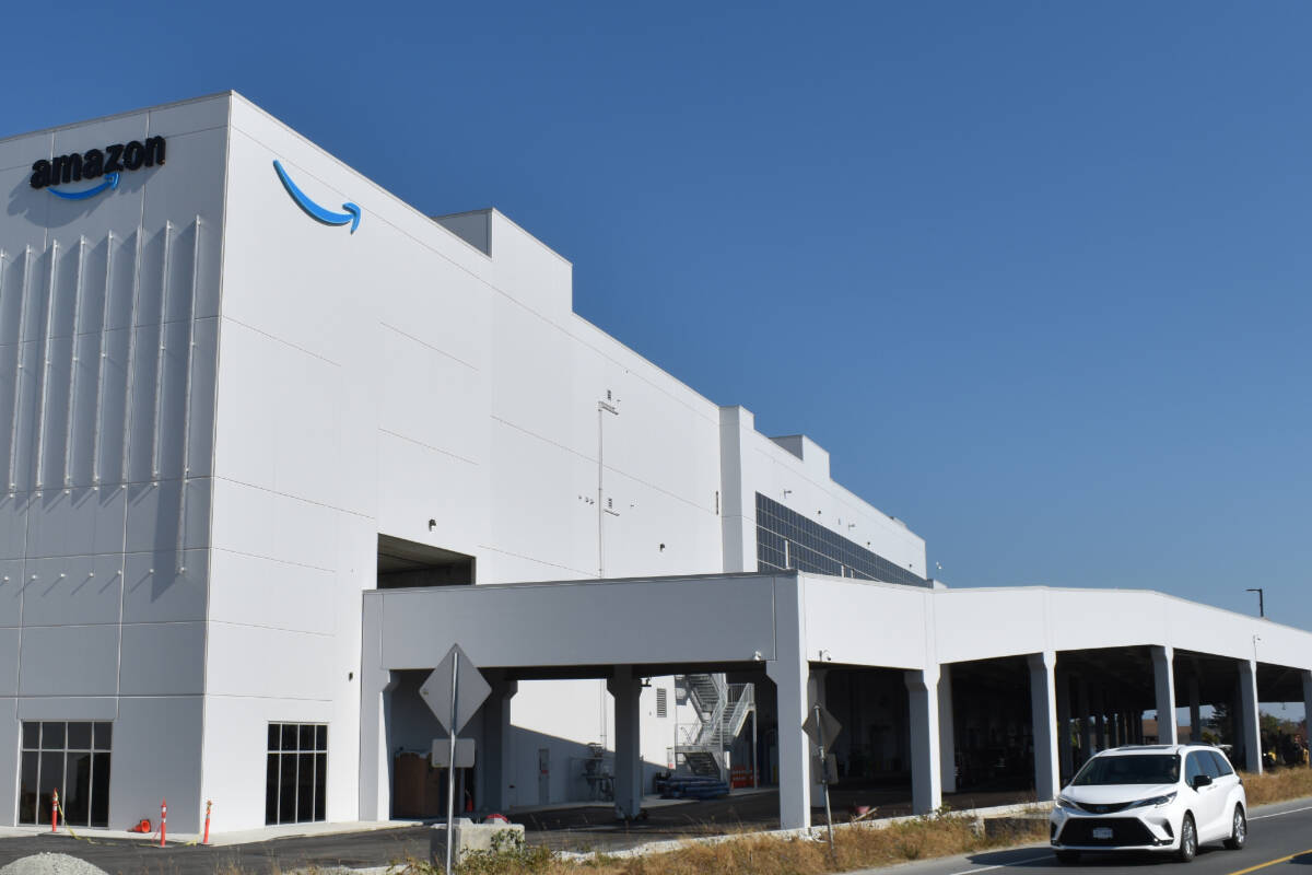 The new Amazon facility in Sidney is expected to open in early-to-mid October. (Wolf Depner/News Staff)