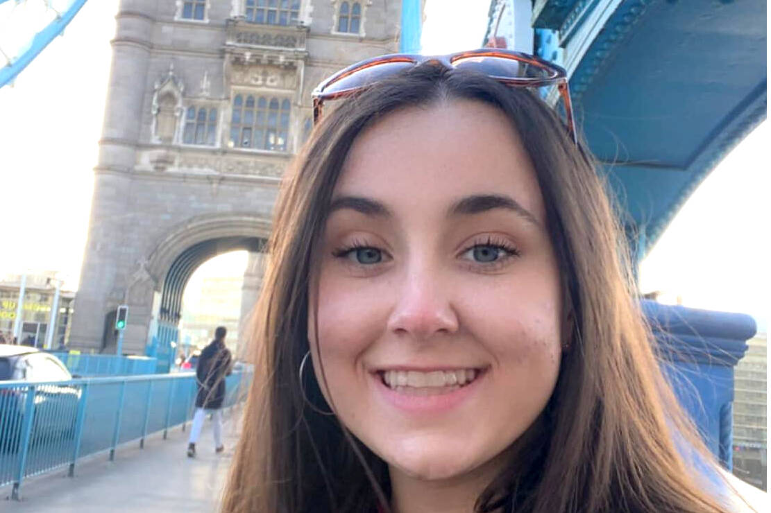 The man who murdered Vernon’s Ashley Wadsworth in the United Kingdom on Feb. 1, 2022 has been handed a life sentence. (Ashley Wadsworth/Facebook photo)