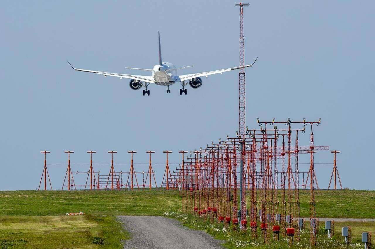 An Air Canada Airbus A220-300 airliner from Toronto arrives at Halifax Stanfield International Airport in Enfield, N.S. on Monday, June 28, 2021. The Montreal-based airline plans to resume flights to Japan, with routes from Vancouver to Tokyo Haneda and Vancouver to Osaka, starting next summer. THE CANADIAN PRESS/Andrew Vaughan