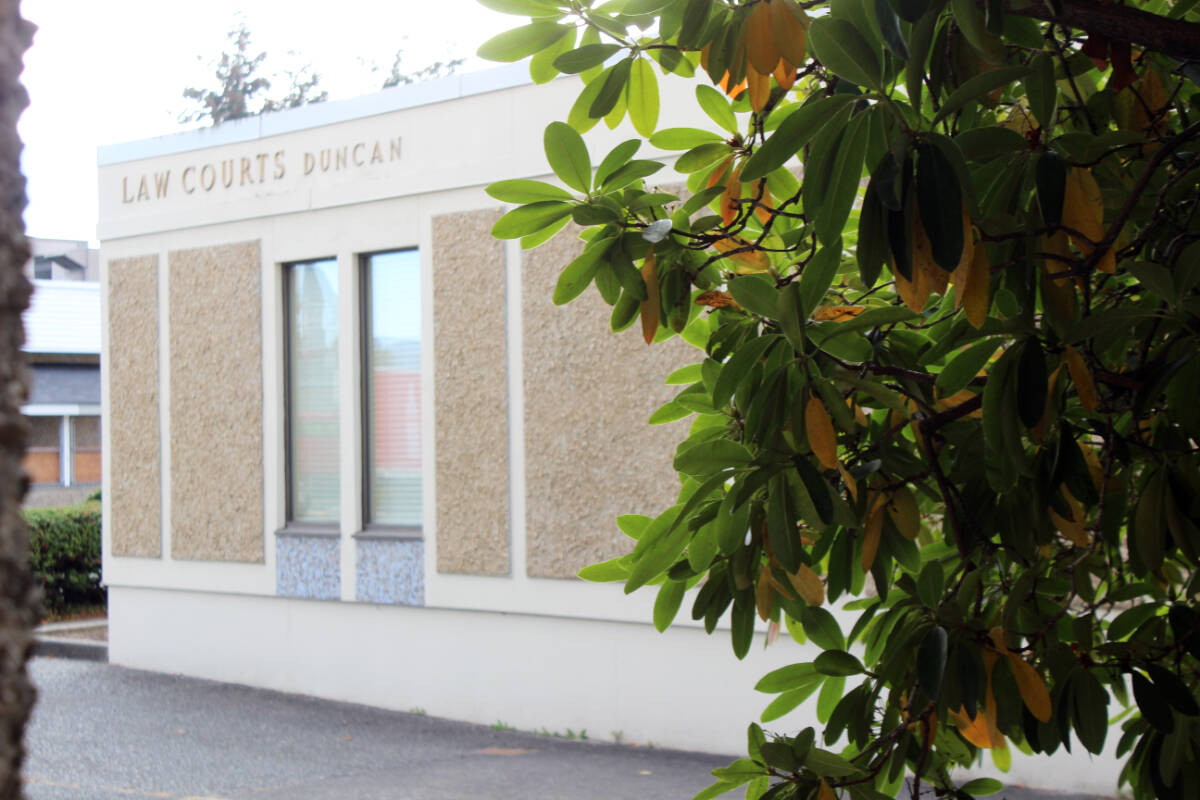 Three significant cases were adjourned in BC Supreme Court in Duncan Monday. (Photo by Don Bodger)