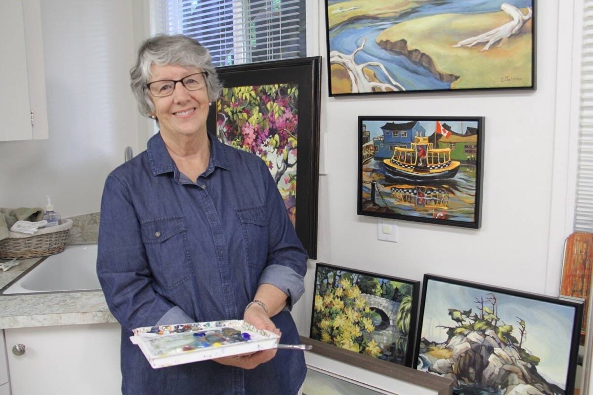 Christine Gollner is among artists opening their home for the fall studio tour Nov. 5. (Black Press Media file photo)