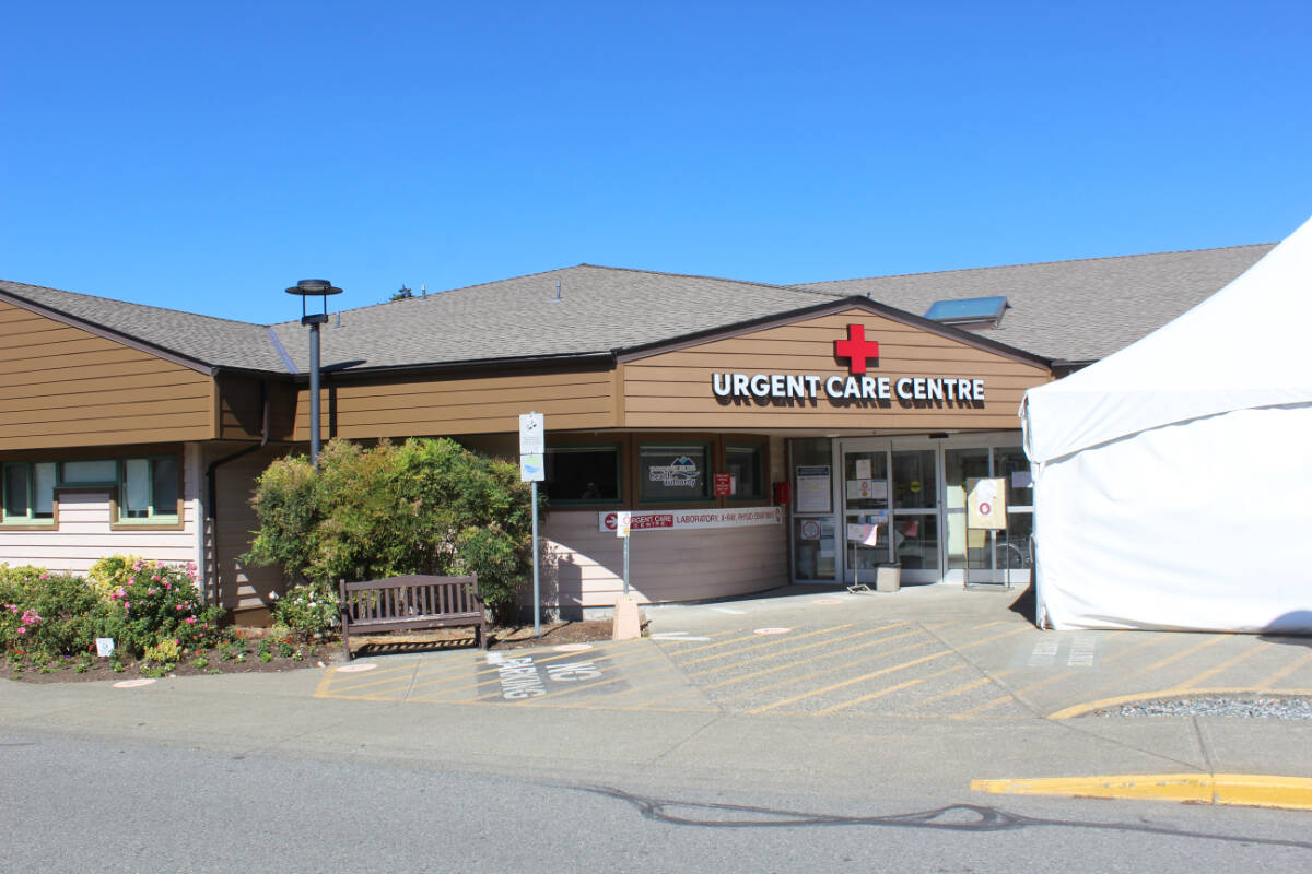 The Urgent Care Centre in Chemainus will only have seven days of normal operation from 8 a.m. to 8 p.m. during November. (Photo by Don Bodger)