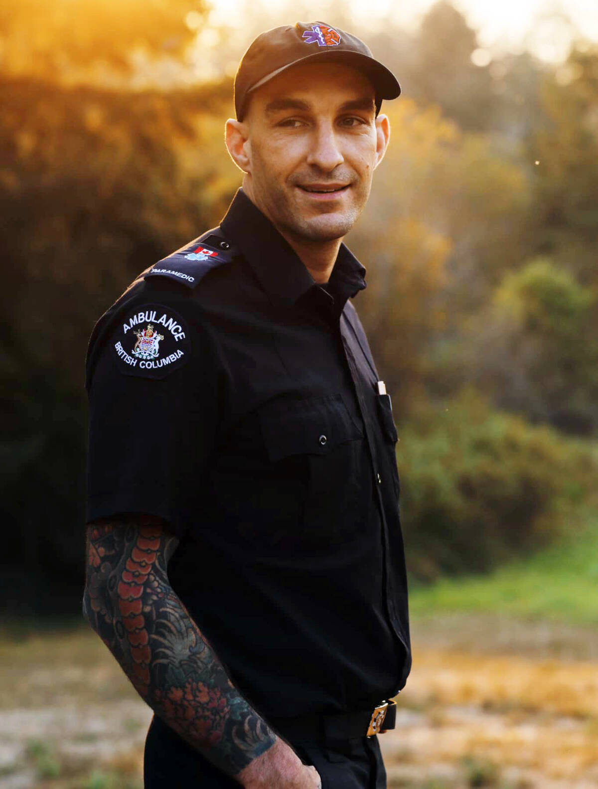 Chemainus firefighter and parademic Alex Meyer. (Photo by Devon Gillot)