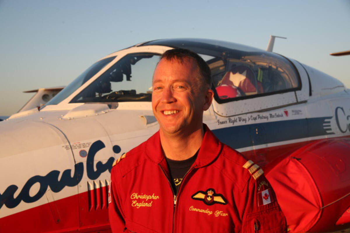 Chris England’s career with the RCAF took him around the country and the world. (Submitted photo)