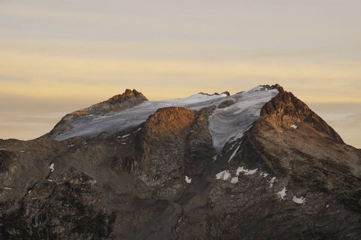 Kokanee Glacier, a geographic icon that has environmental and cultural significance to the Kootenays, is melting rapidly and will likely be gone within 50 years. Photo: Petra Hekkenberg