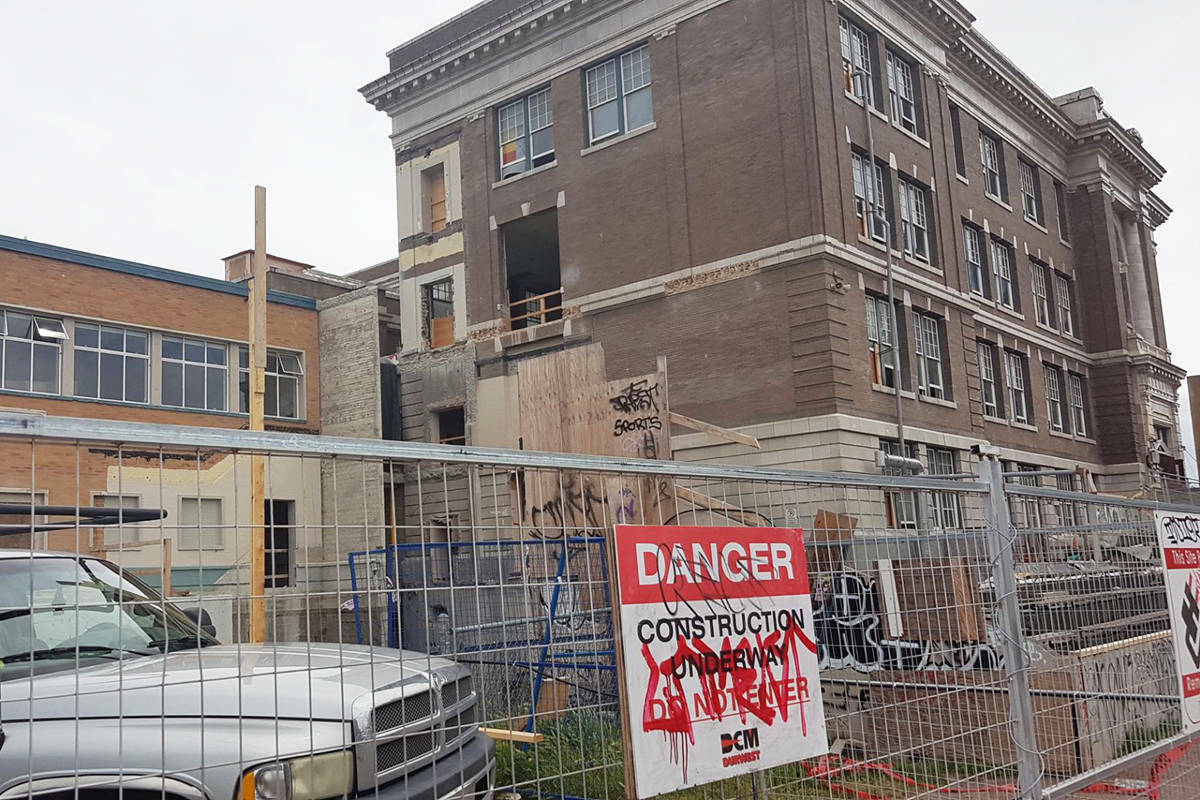 Victoria High is British Columbia’s oldest high school. (Photo by Cole Descoteau)