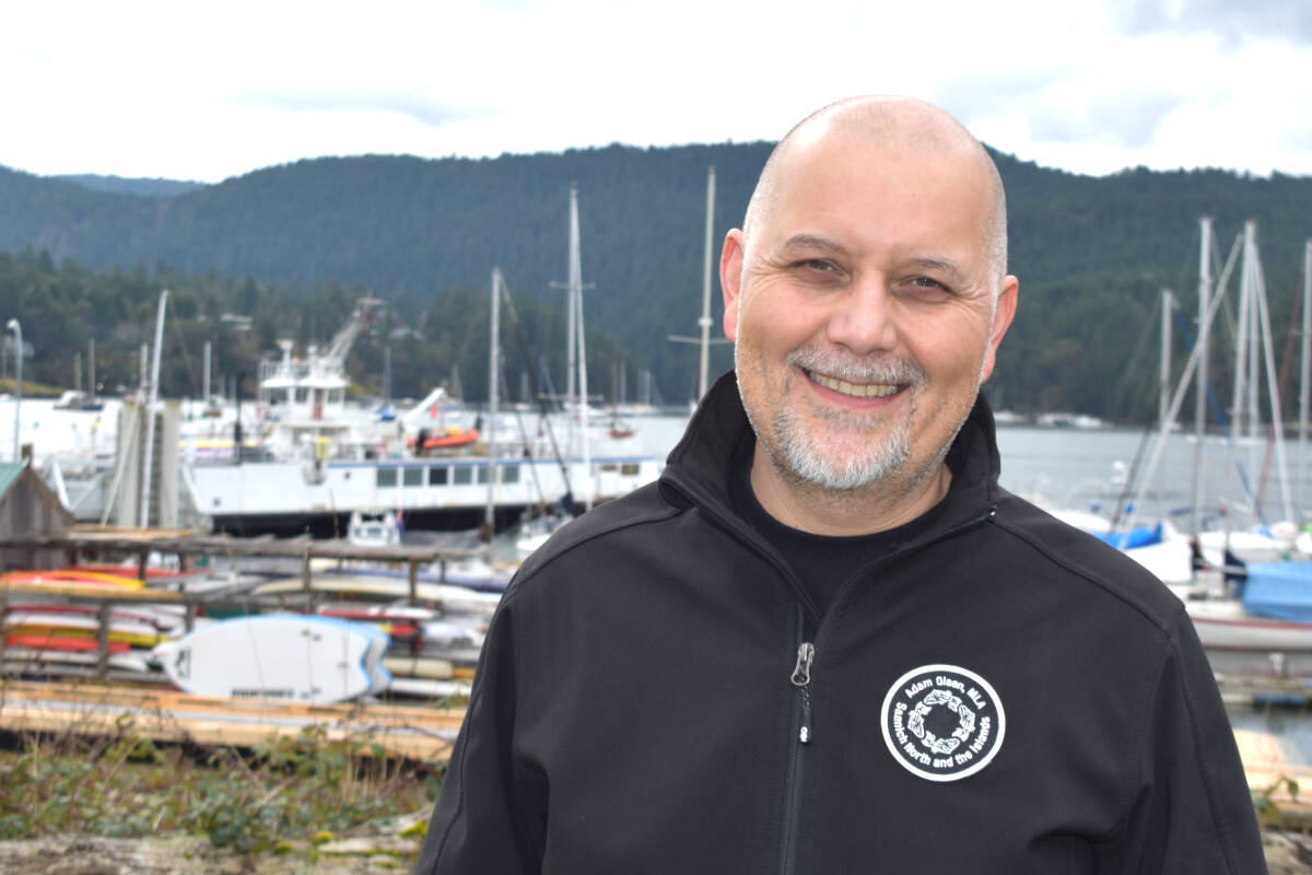 Adam Olsen is the MLA for Saanich North and the Islands. (Black Press Media file photo)