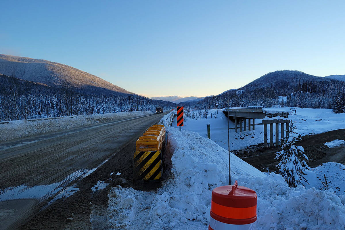 Juilet Bridge on the Coquihalla highway. (B.C. Transportation)