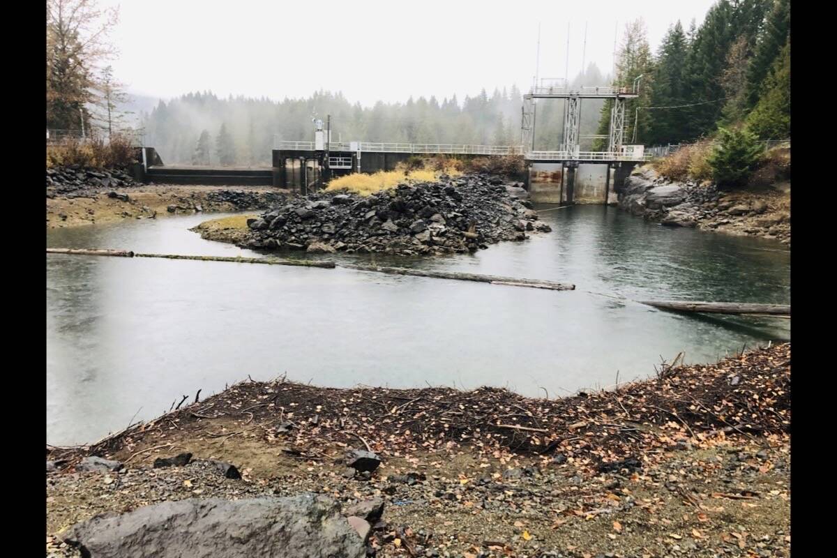 Photo of Comox Dam by Stephen Watson