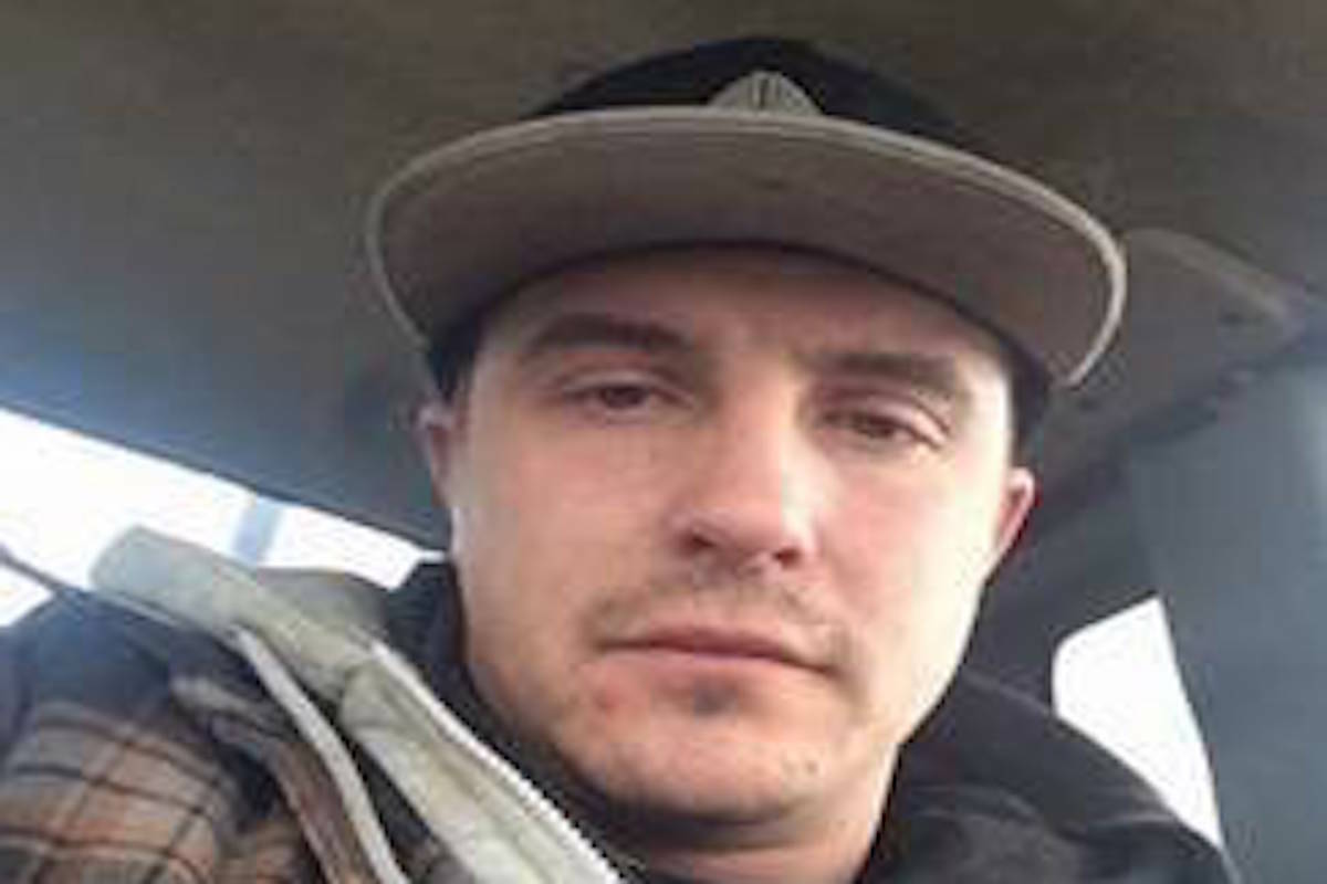 Johnathan Pocetti has been found guilty of five charges, including assaulting police with a weapon, following an incident involving Central Saanich police. (Courtesy of VicPD)