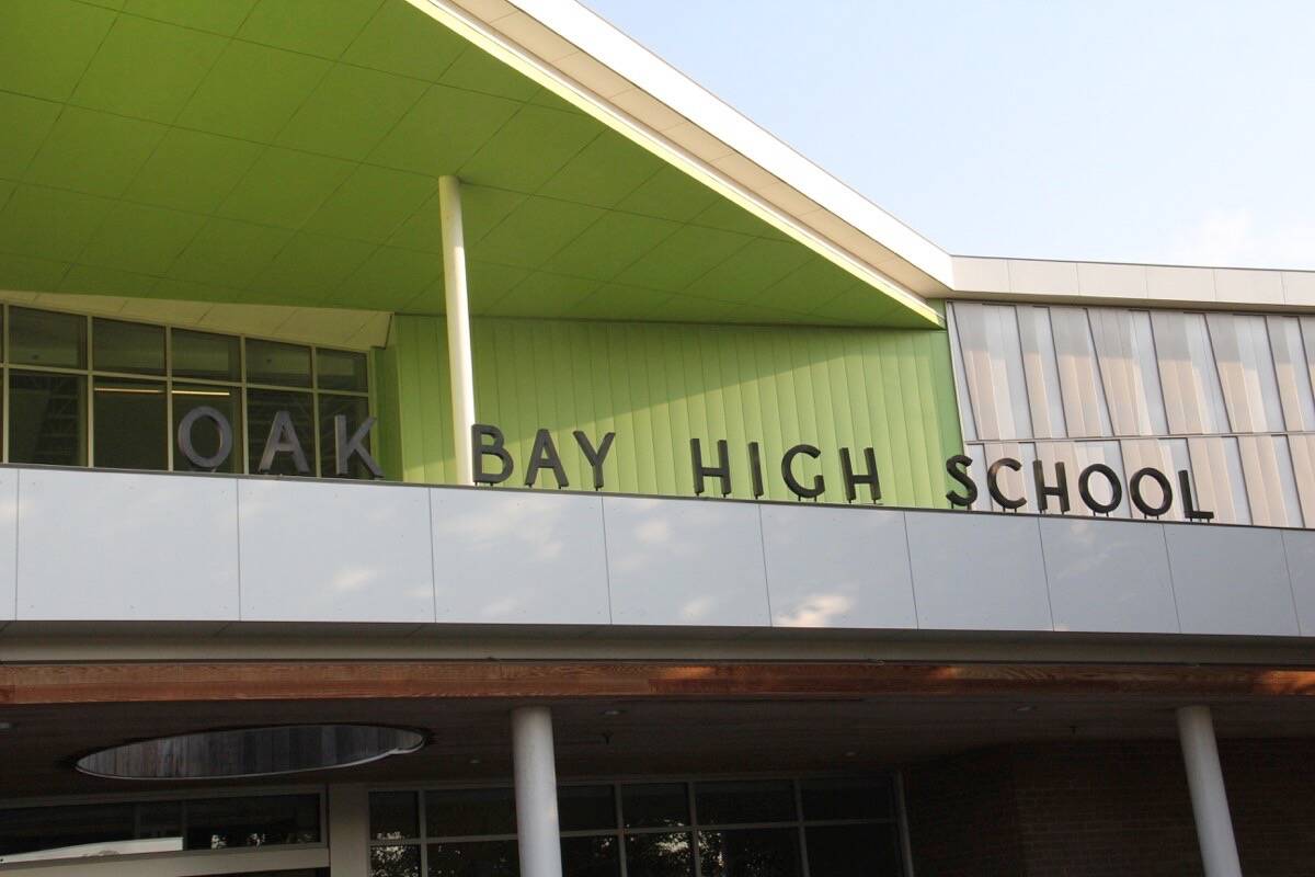 Oak Bay High School. (Black Press Media file photo)