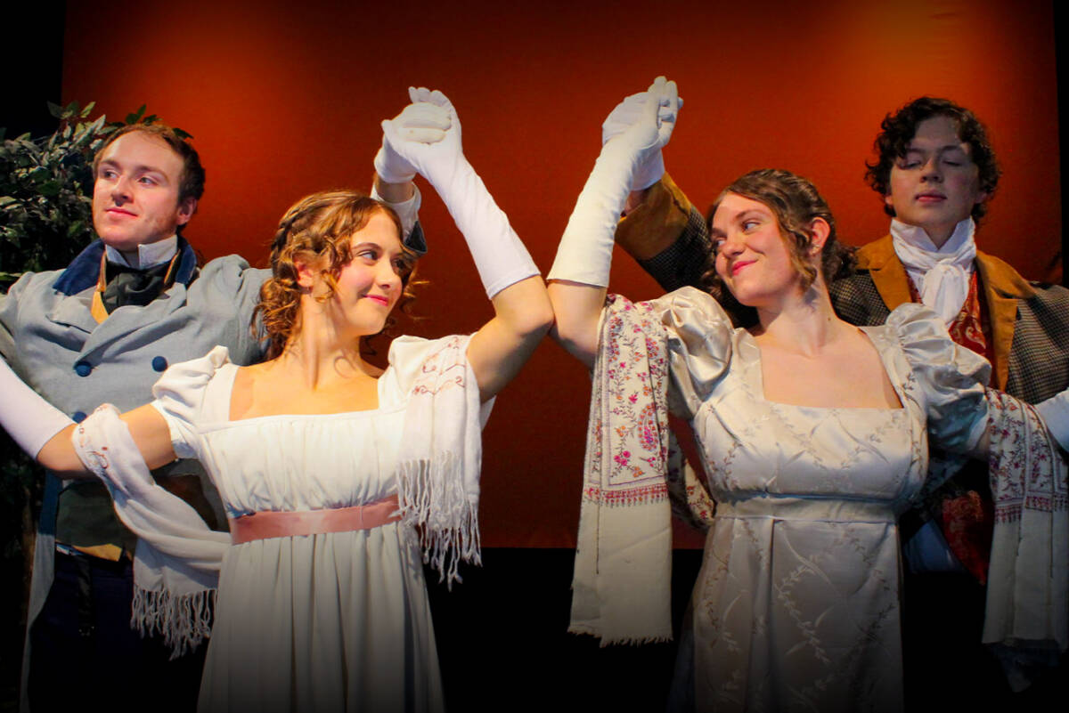 The Canadian College of Performing Arts stages Jane Austen’s Pride and Prejudice Decc. 15 to 18 at the CCPA performance hall, 1701 Elgin Rd. (Courtesy Canadian College of Performing Arts)