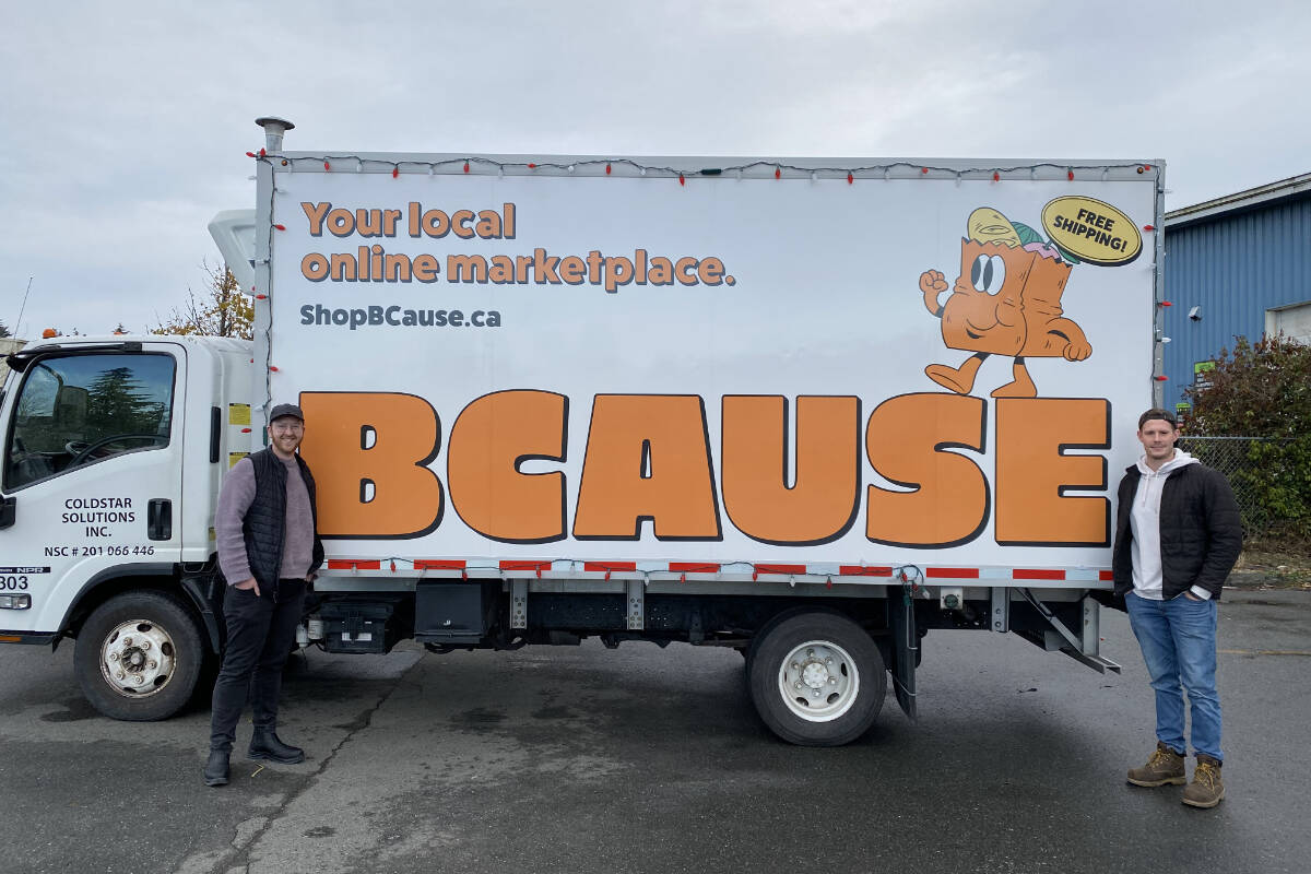 Co-owners Mitch Hawes and Brenden Fatt created online grocery retailer BCause in order to make local products more accessible to consumers, and make the grocery industry more accessible to small and medium-sized B.C. producers. (Courtesy of Mitch Hawes)
