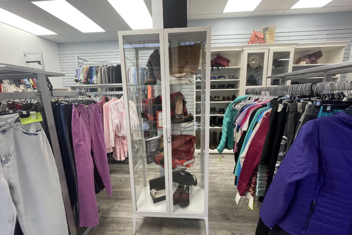 The shop uses funds from resales and donations to fund community programs that support women and others. (Hollie Ferguson/News Staff)