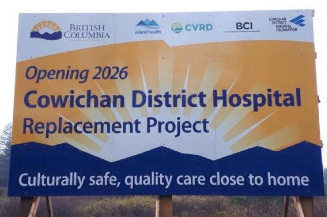 Costs at the new Cowichan District Hospital have skyrocketed to $1.45 billion. (Citizen file photo)