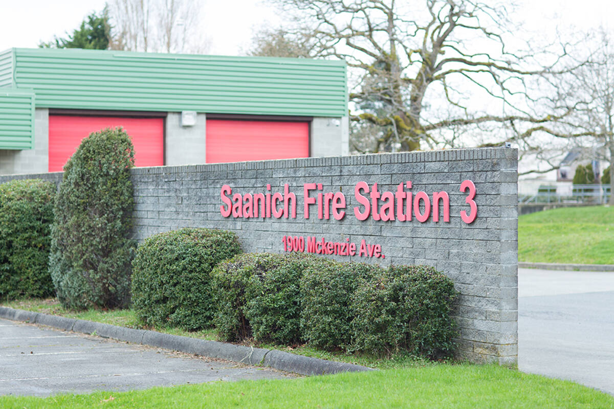 The Saanich Fire Department has recently hired 10 firefighters to fill two 24/7 positions and improve response times. (Black Press Media file photo)
