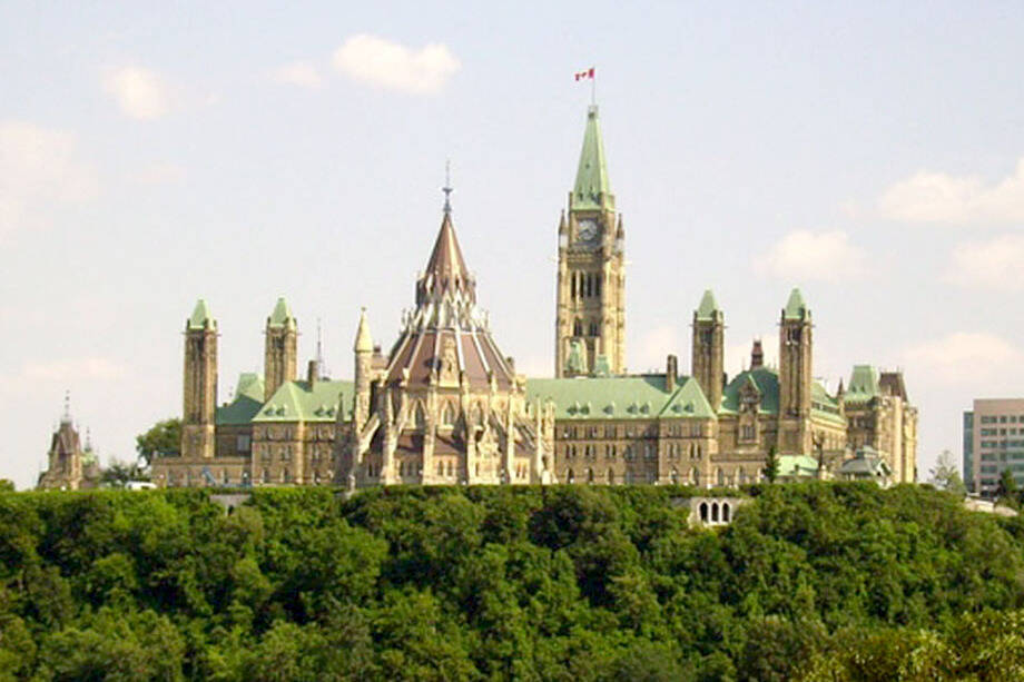 Parliament buildings in Ottawa. (Black Press file photo)