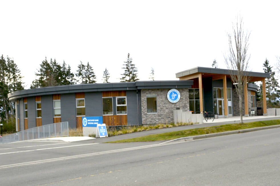 The new Vancouver Island Regional Library branch has won a merit honour by the Capital Region Commercial Building Awards. (File – Sooke News Mirror)