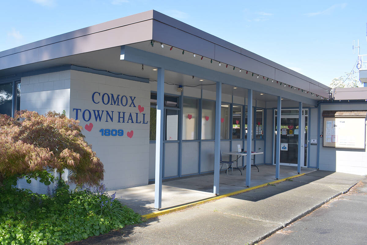Comox town hall. Black Press file photo