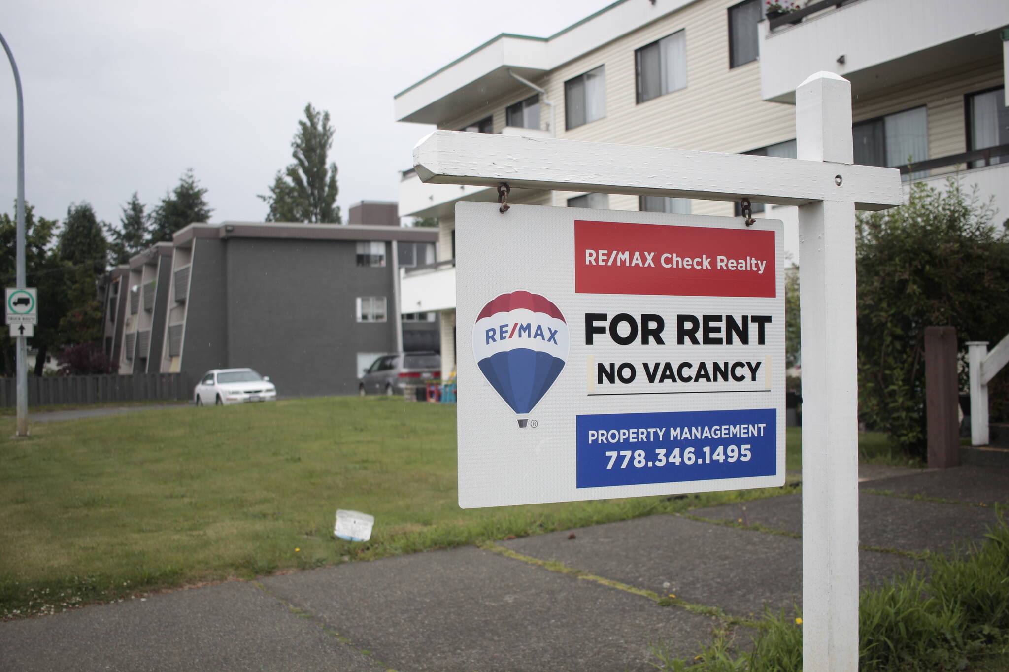 For Rent. Photo by Marc Kitteringham - Campbell River Mirror