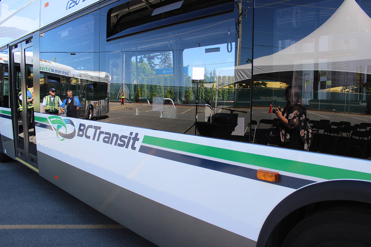 B.C. Transit recently reported on ridership numbers on various RDN Transit routes. (News Bulletin file photo)