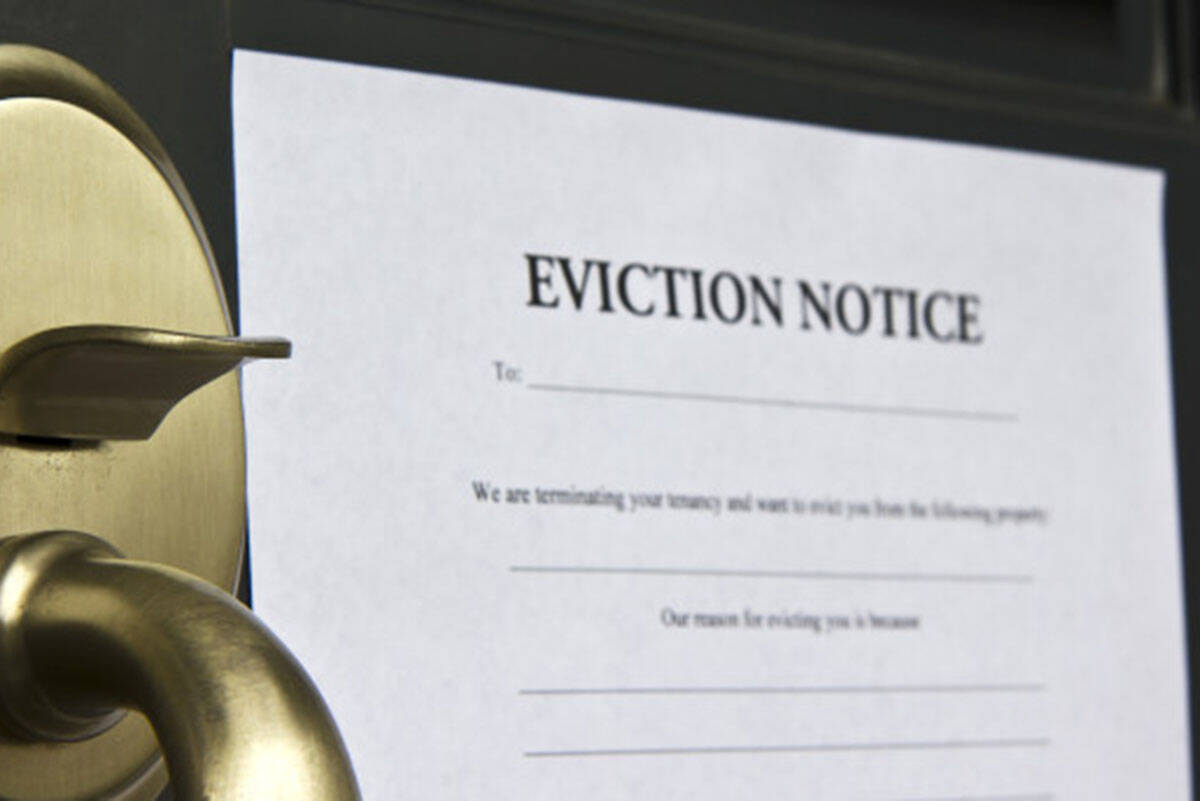The eviction comes after the new landlord expressed concerns about the Victoria Cannabis Buyers Club not having a business license. (Courtesy of B.C. Tenants)