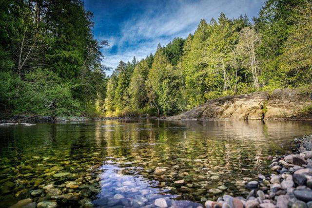 The Sooke Potholes Regional Park is closed temporarily due to high water levels, the CRD announced Tuesday (Dec. 27) afternoon. (Courtesy of District of Sooke)